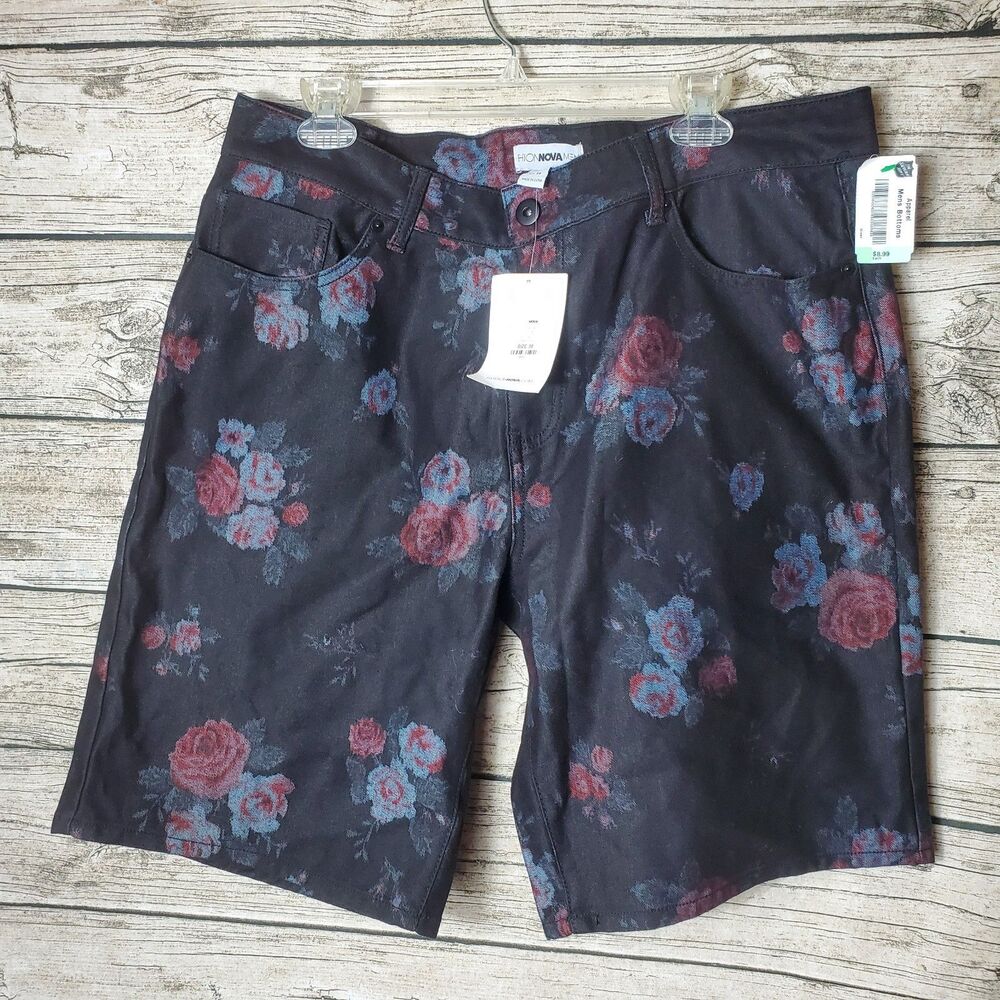 Fashion Nova Men Dominick Denim Shorts Size 38